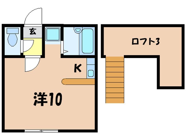 ル－トヒルⅤの物件間取画像